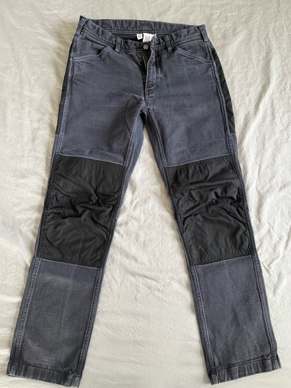 Topo Designs Men's Two-Tone Black & Charcoal Relaxed Jeans